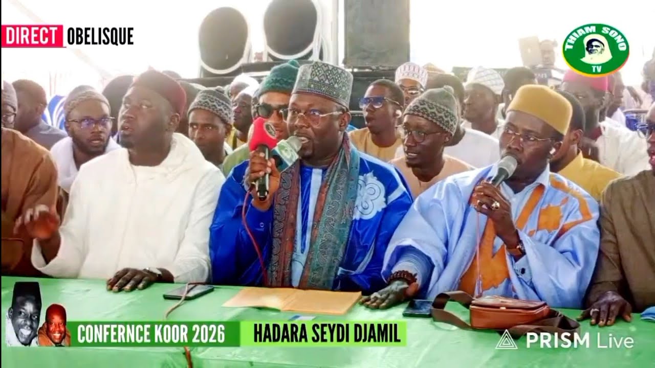 Ndiaye Djamil animation conférence koor fass 2026