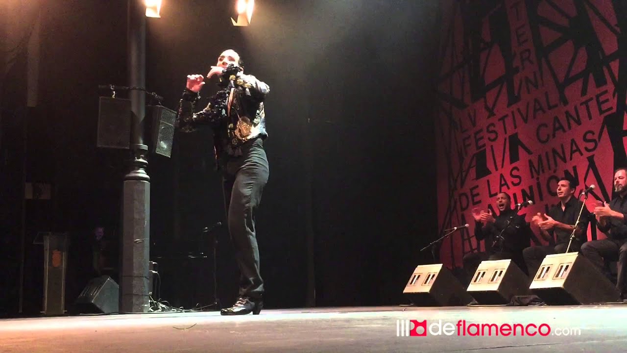 Amador Rojas en la Final del Cante de las Minas 2015