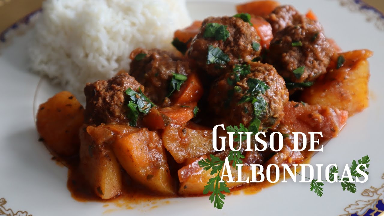 Guiso de Albondigas 🇵🇪 Cocina Peruana