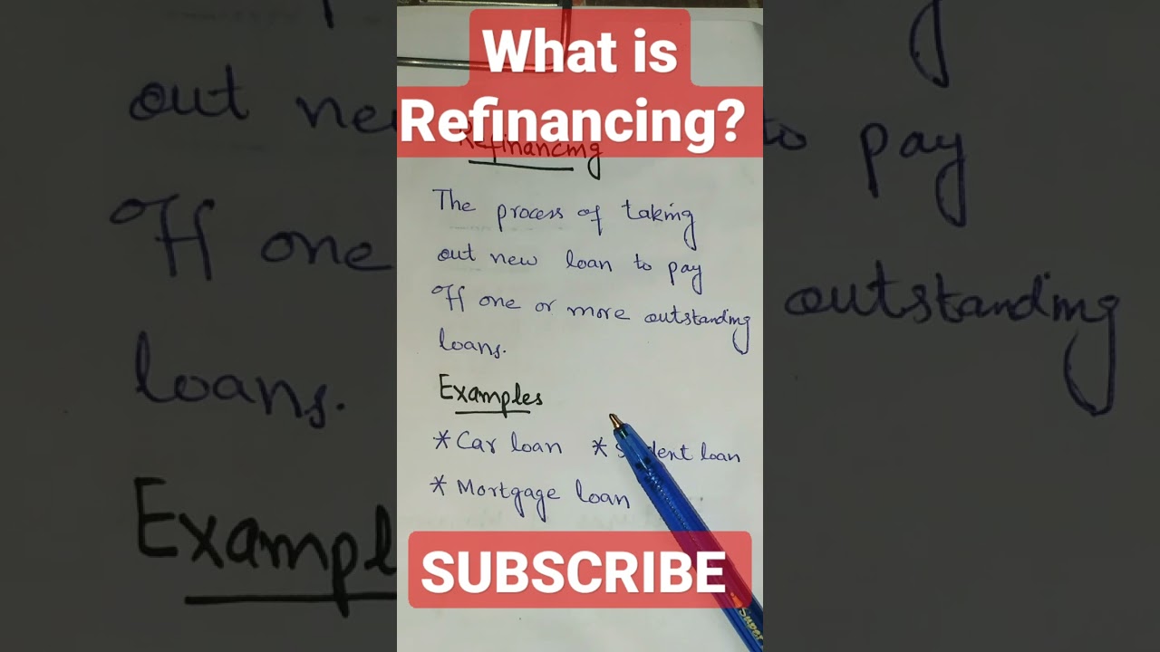 What is Refinancing? Loan Refinancing