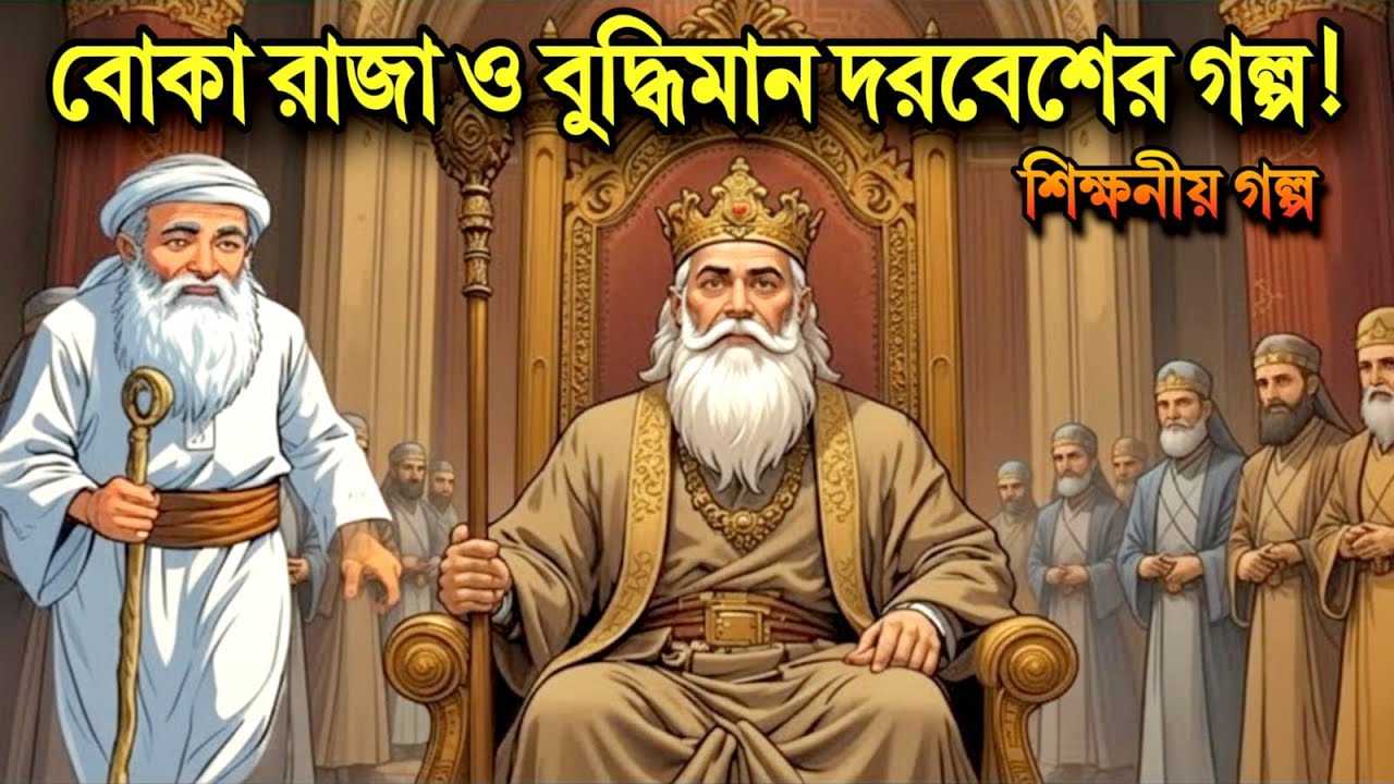 মূর্খরাজা ও বুদ্ধিমান দরবেশের শিক্ষনীয় গল্প | Islamic moral story | Islamer Alo