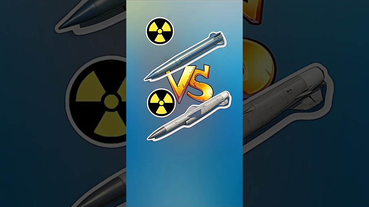 2x DF-12 Vs 2x P-500 Bazalt Nuke, compare ranked missile and gacha missile #modernwarship #shorts