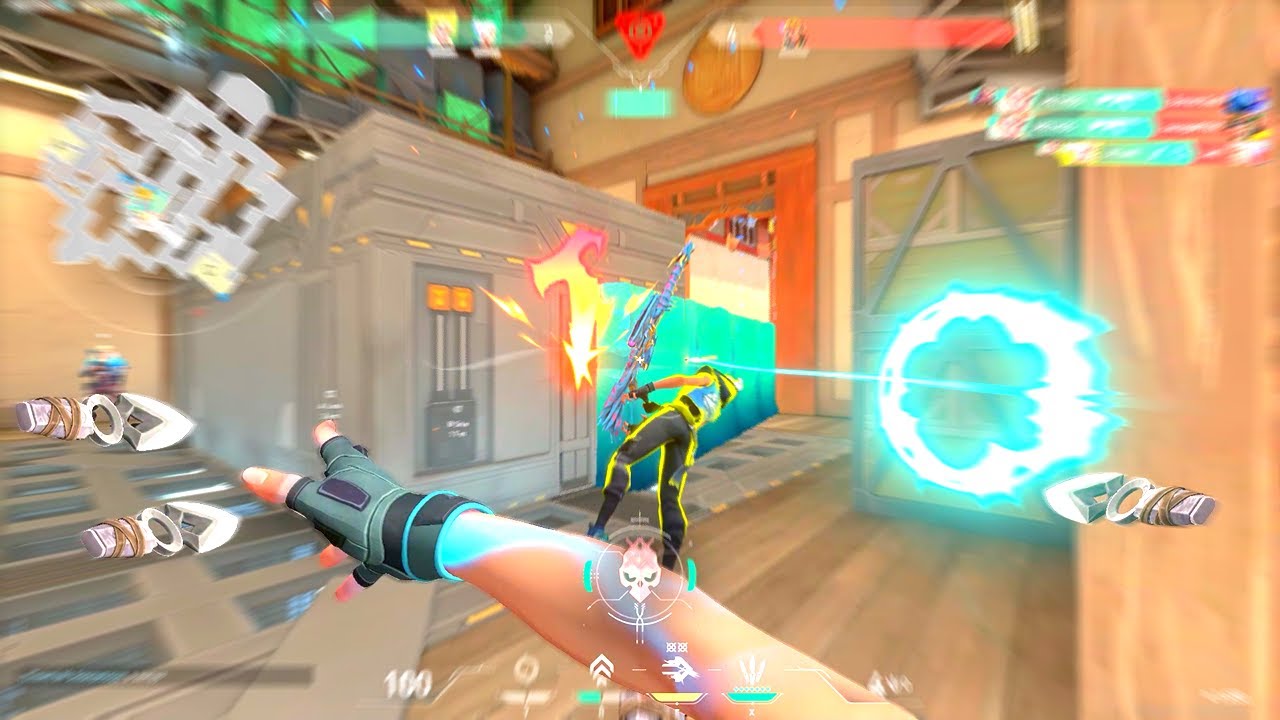 When you aim with CROSSHAIR PLACEMENT