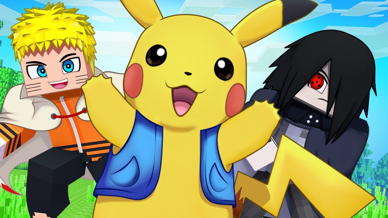 PIKACHU no MUNDO de NARUTO MINECRAFT