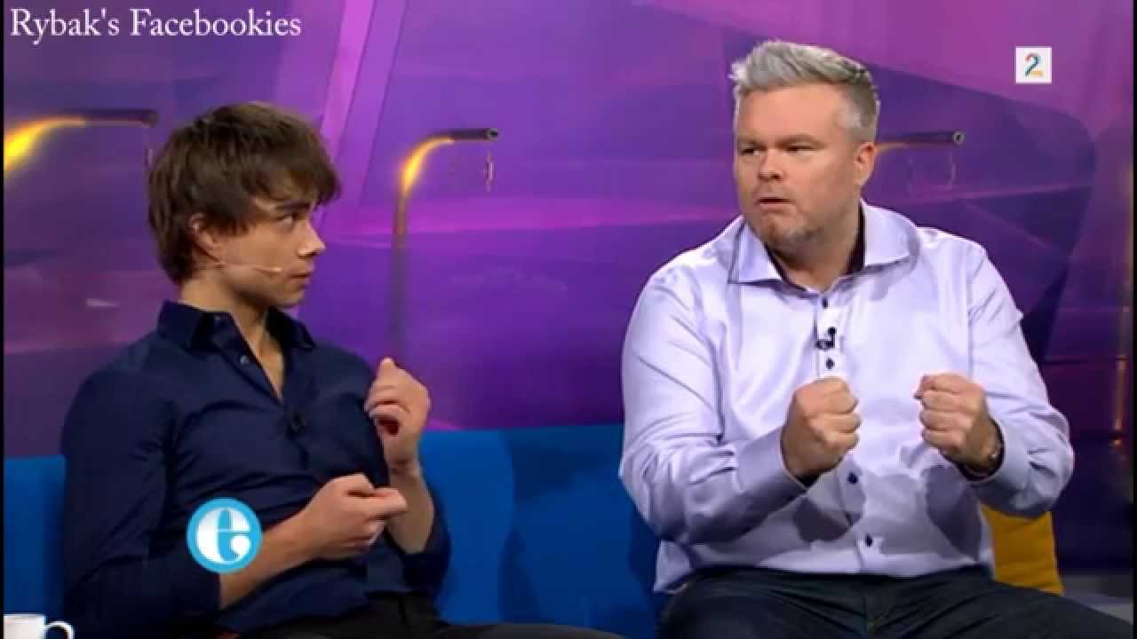 Alexander Rybak in the talk show 