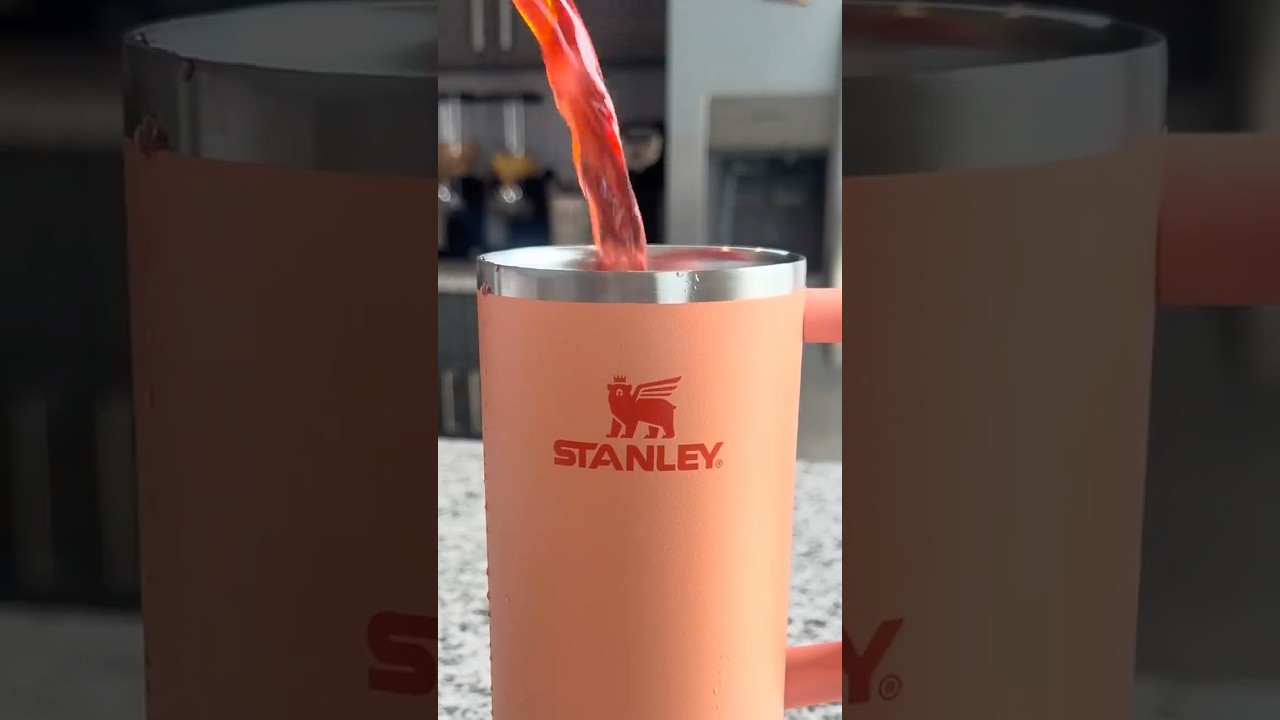 raising cane's Stanley Restock 🍟❤️ #asmr #restock #satisfying #food #asmrsounds #stanley #relax
