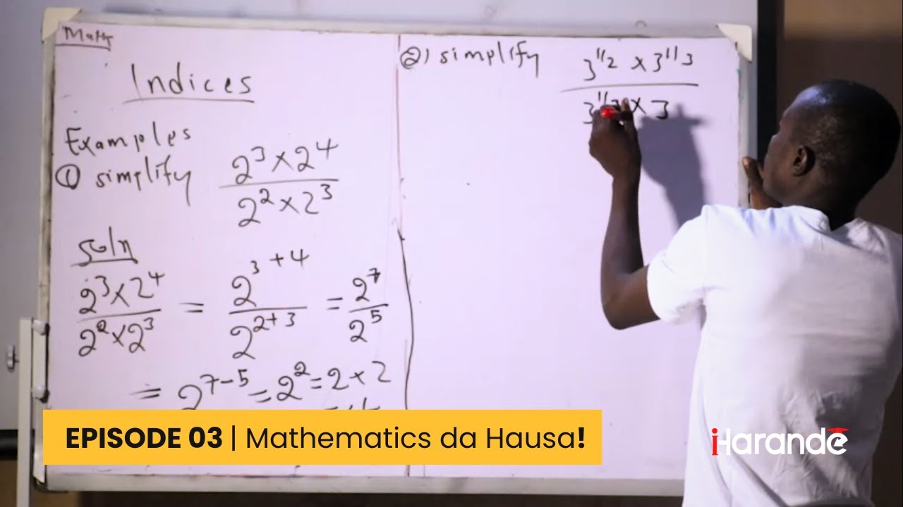 Mathematics da Harshen Hausa | Episode (03)