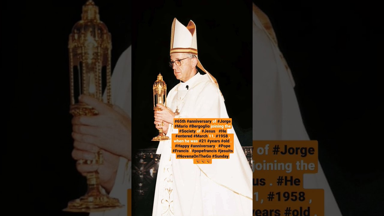 #Jorge #Mario #Bergoglio  #Society #Jesus  #Happy #anniversary #Pope #Francis #popefrancis #Sunday