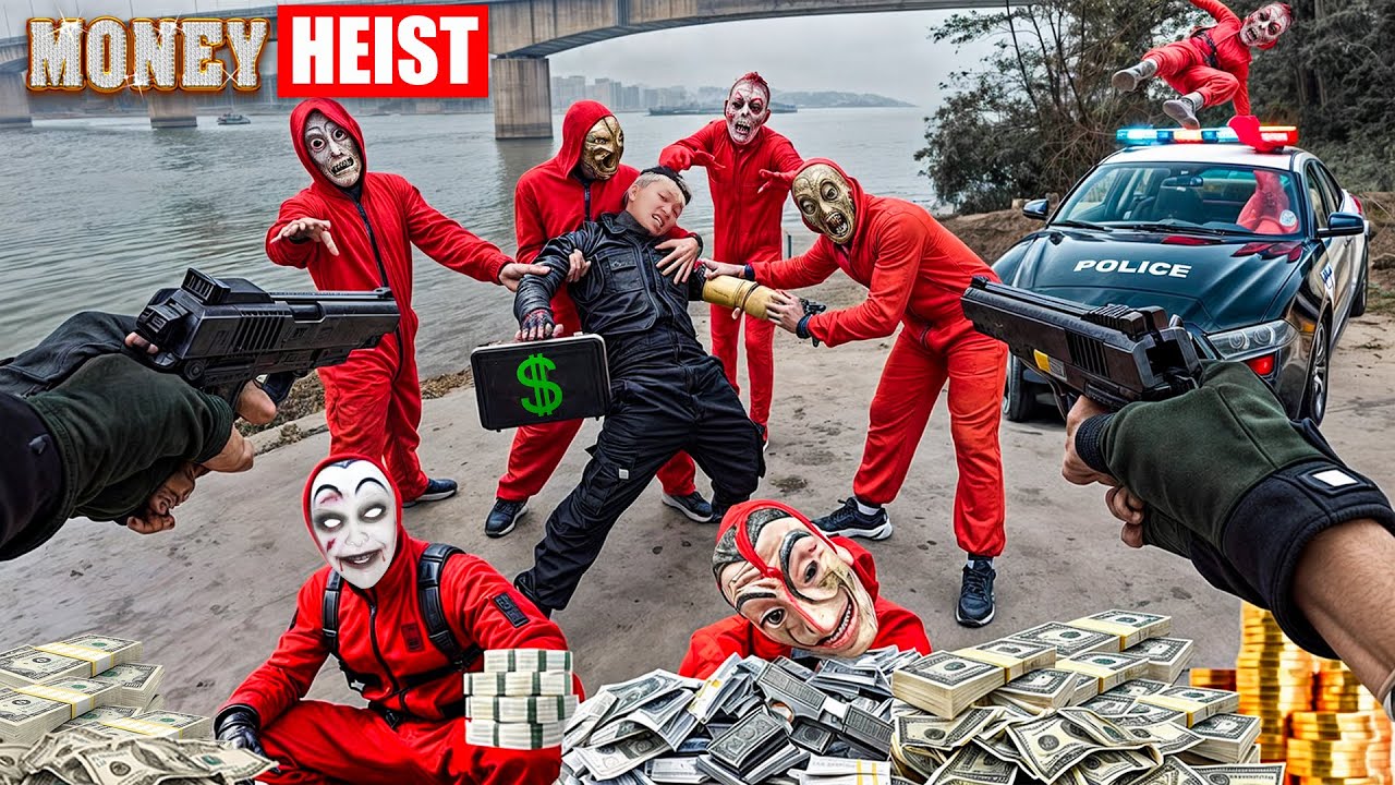 Trapped with Zombies! Money Heist Escape Plan in Action | Chase Pov Horror Film