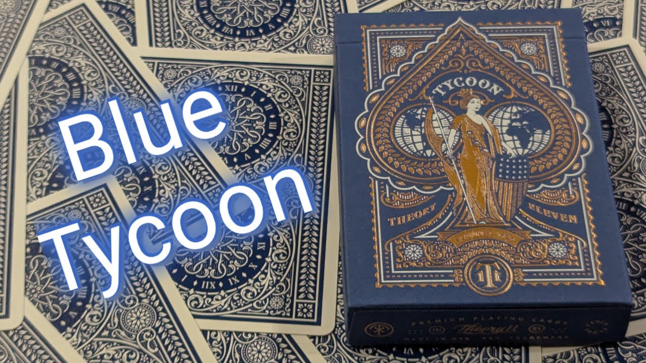 Daily deck review day 513 - Blue Tycoon playing cards by Theory11