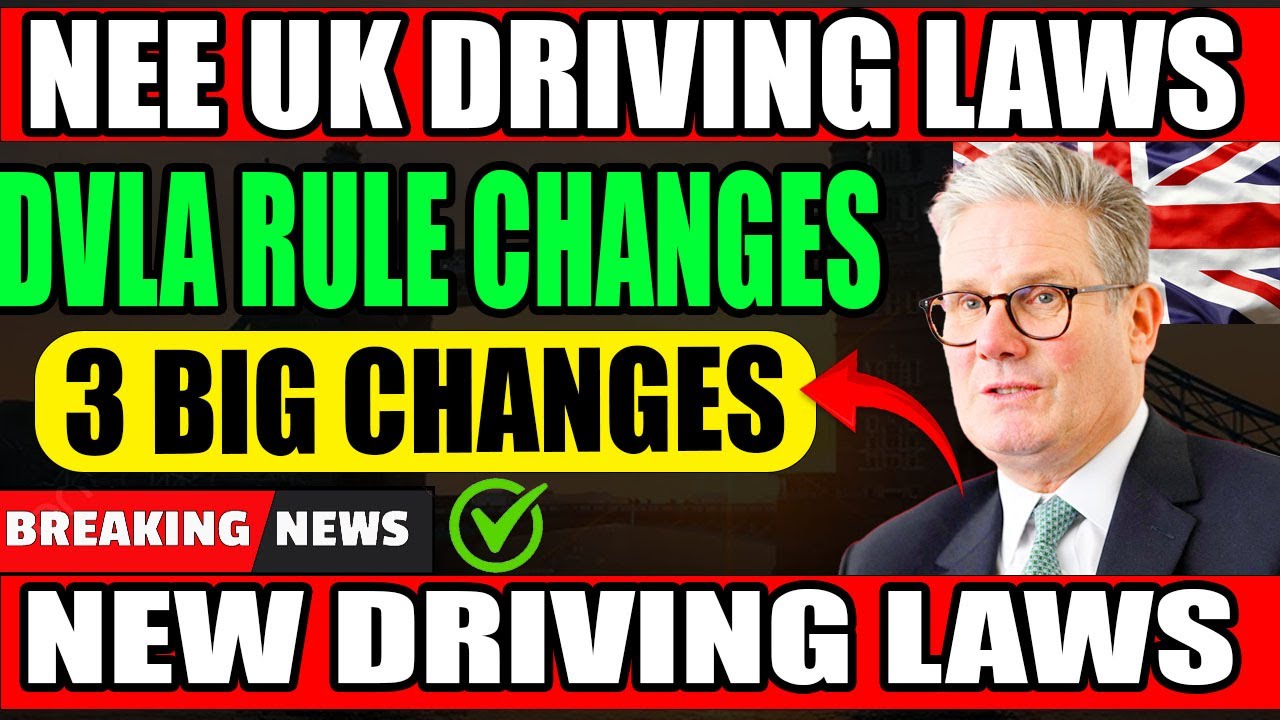 DVLA Rule Changes LIVE 🚨 | New UK Driving Laws Explained | 3 Updates You Must Know