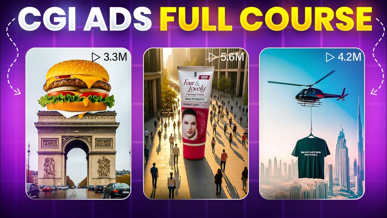 How To Create Viral CGI Ads Using AI | Full Tutorial | how to make cgi ads with ai |CGI ADS MASTERY