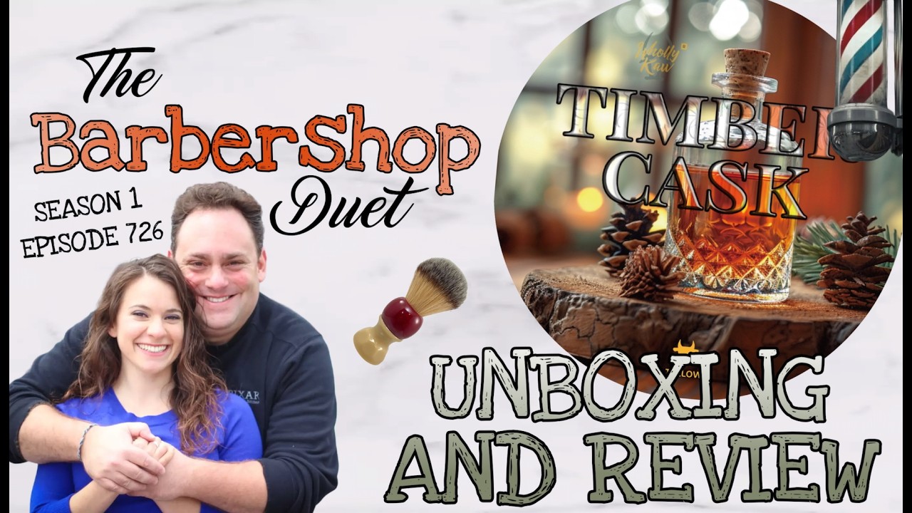The Barbershop Duet - Timber Cask Shave Soap by Wholly Kaw - Unboxing and Review