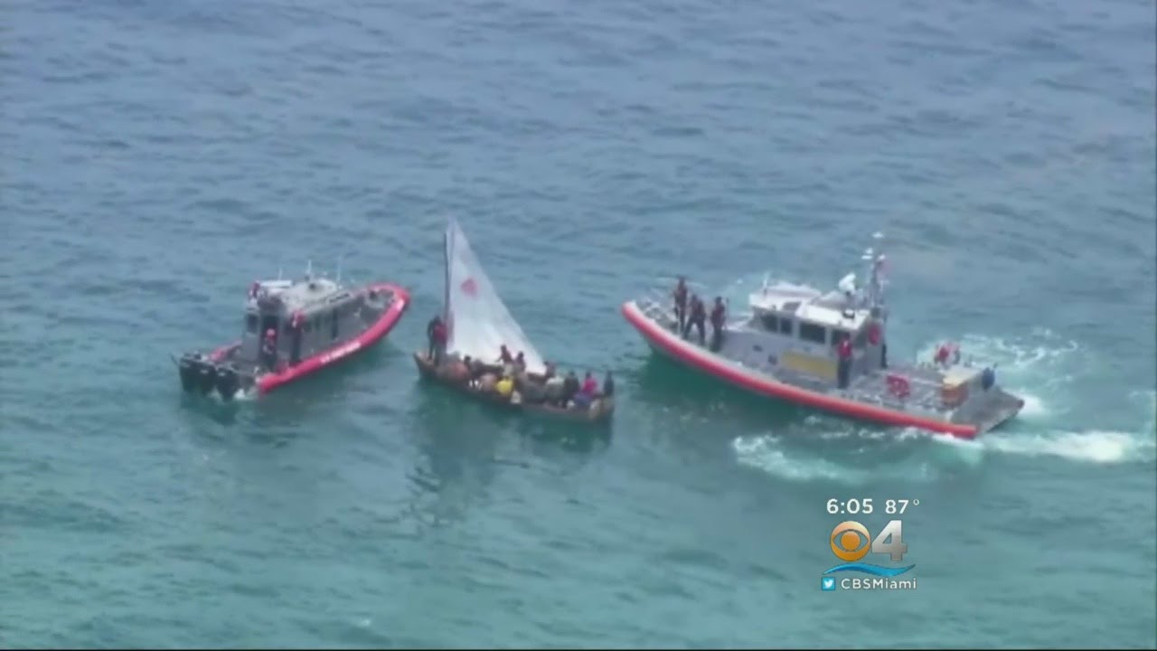 U.S. Coast Guard Intercepts Boat With Migrants Off Key Biscayne