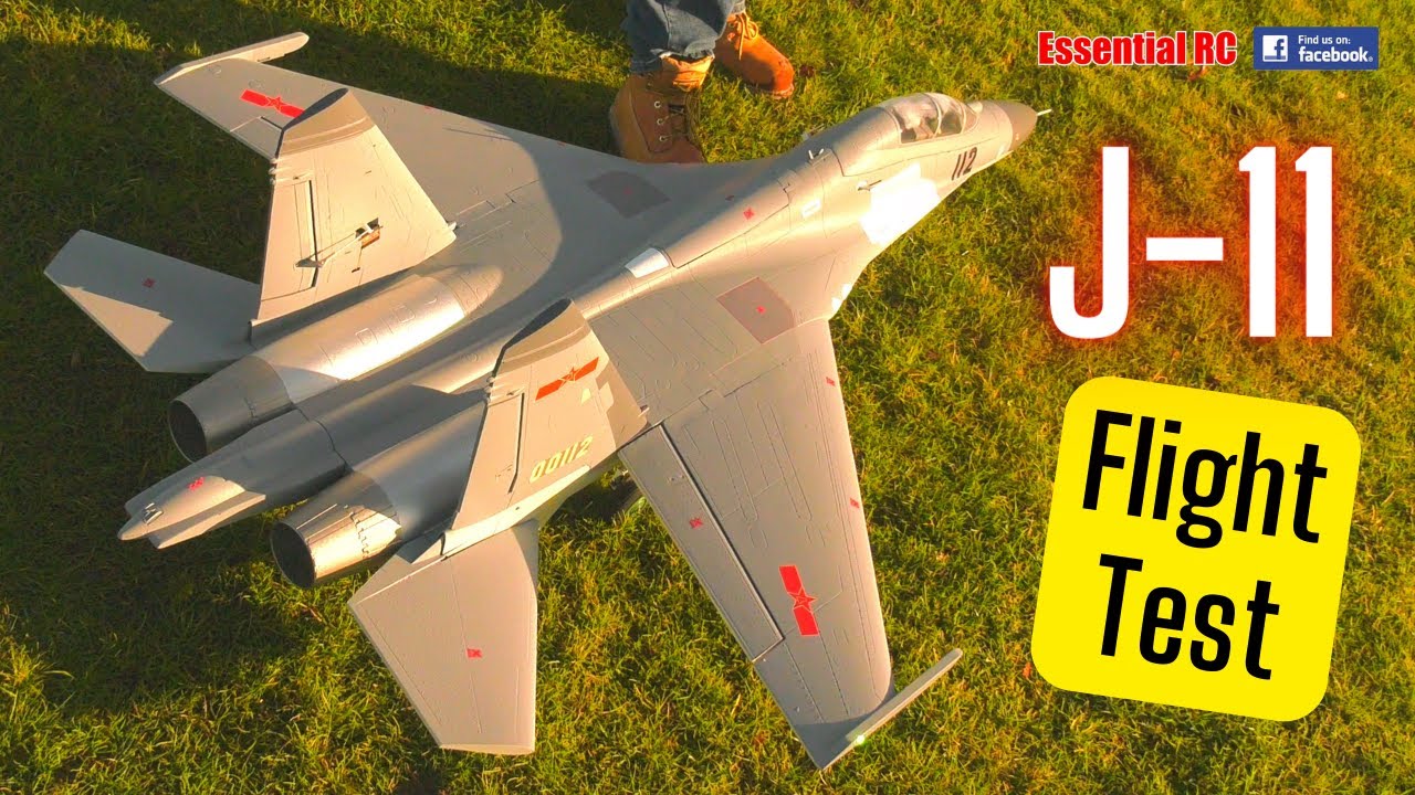 BIG ELECTRIC JET ! FMS J-11 Fighter Jet | Dual 70mm EDF | RadioMaster TX16S radio | FrSky X8R RX