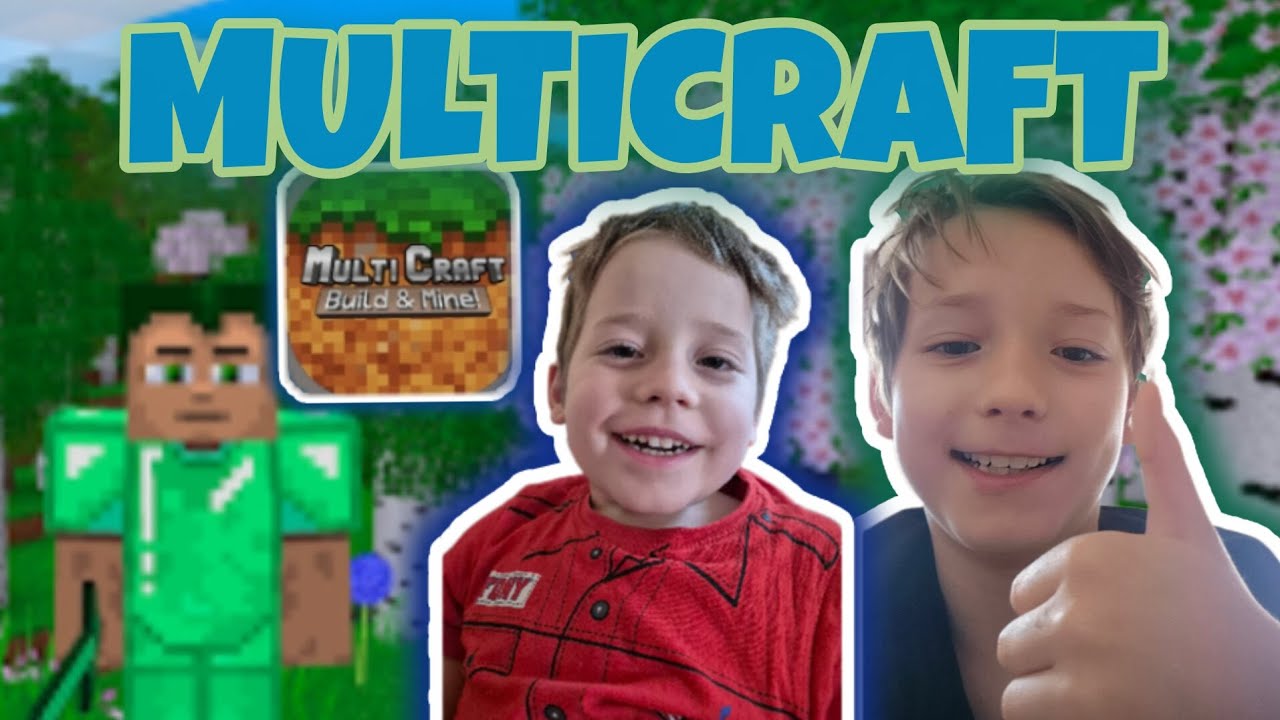 MĂ JOC MULTICRAFT CU FRATELE MEU