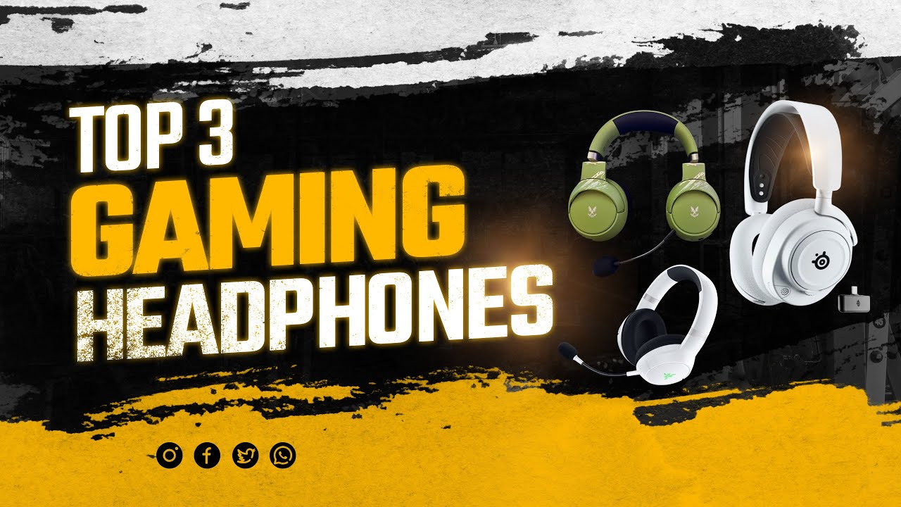 Top 3 best Headphones for Gaming🎧Best Gaming Headset 2023