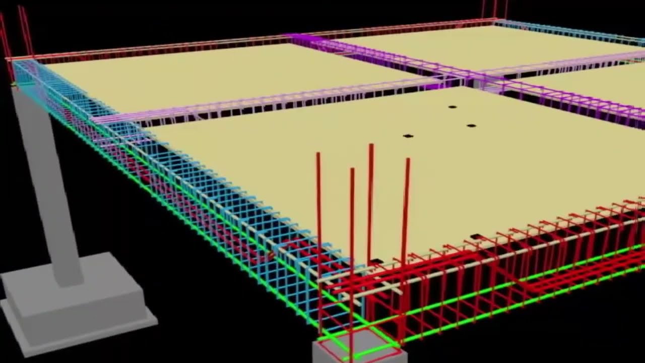 SLAB REINFORCEMENT DETAILS / 3D SOLID SLAB REINFORCEMENT DETAILS