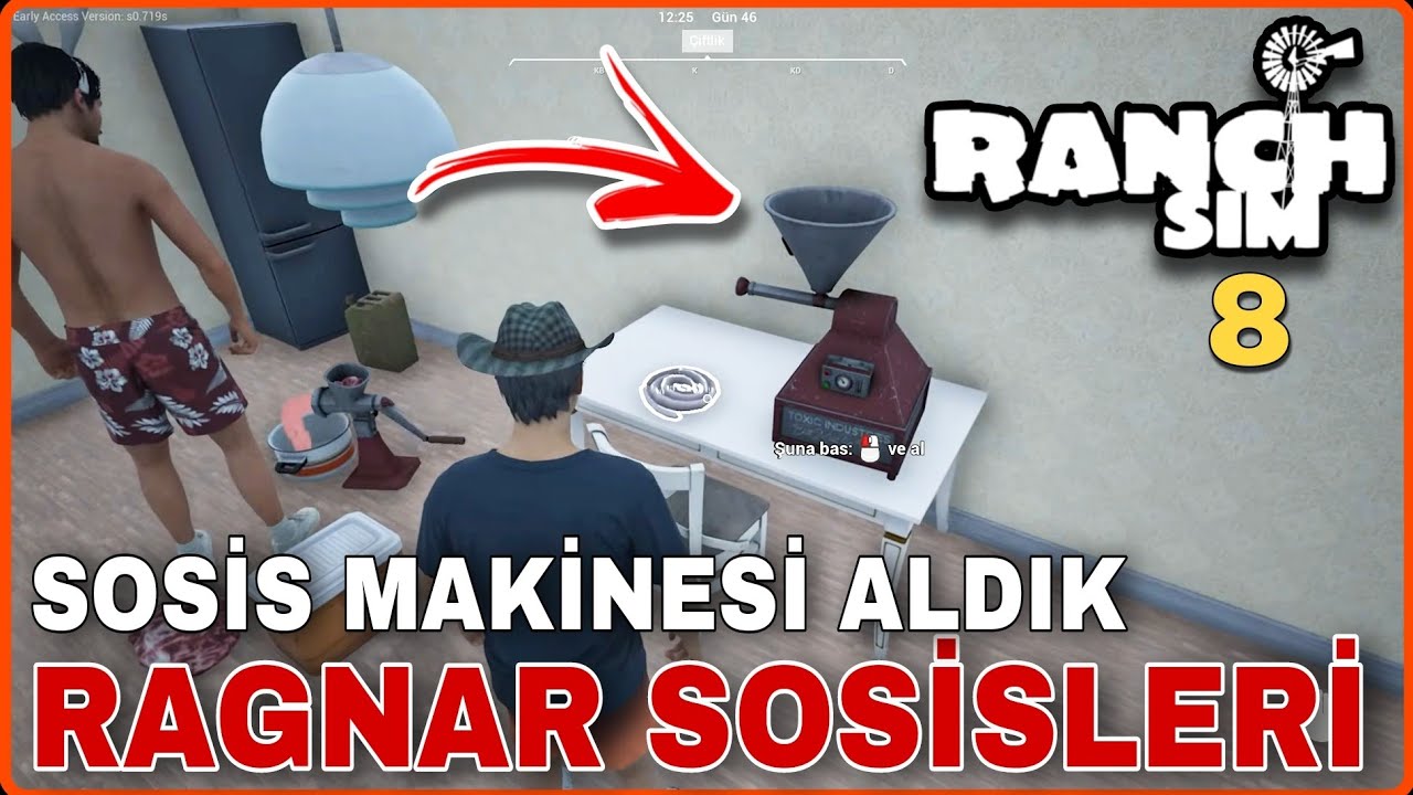 ARTIK KEÇİLERİMİZ DE VAR VE SOSİS YAPTIK ARTIK GÜZEL PARA KAZANDIK / RANCH SIMULATOR #8