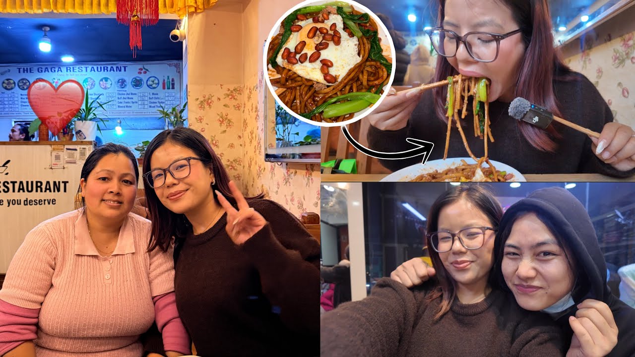 THE GAGA RESTAURANT TA JANAI PARCHA😍YAHA KO KEEMA NOODLE AFTER SO LONG,AUNTY SANGA VET❤️