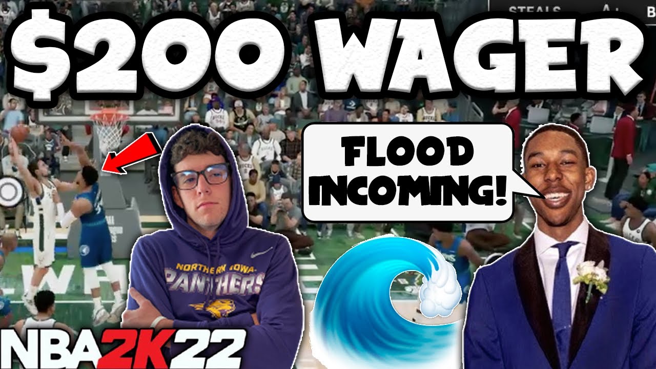 $200 WAGER VS IMJUSTISAAC! CAN I DIG MYSELF OUT OF A BIG HOLE? NBA 2K22 MyTEAM