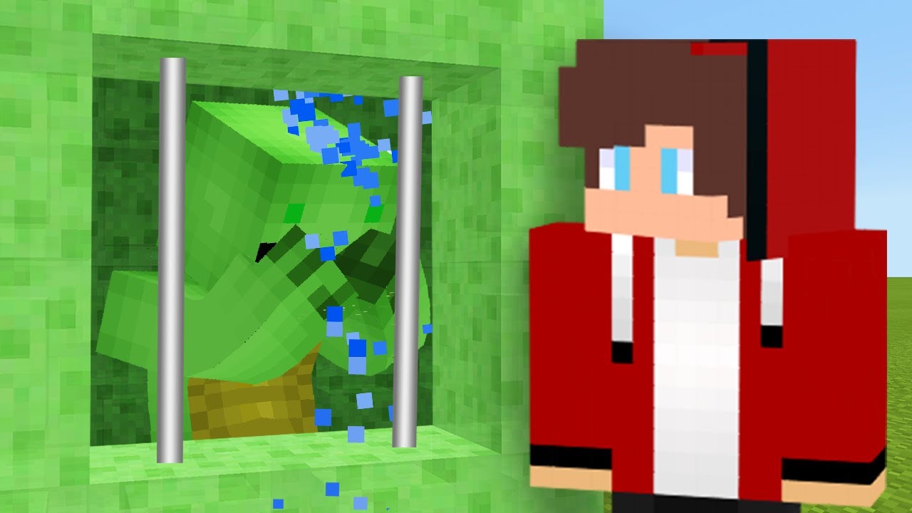 巨大スライムに閉じ込められた！【マイクラ脱獄】