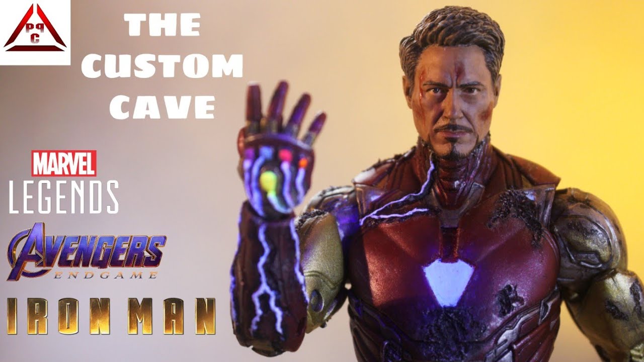 The Custom Cave: Avengers Endgame IRON MAN Custom Figure (Marvel Legends)