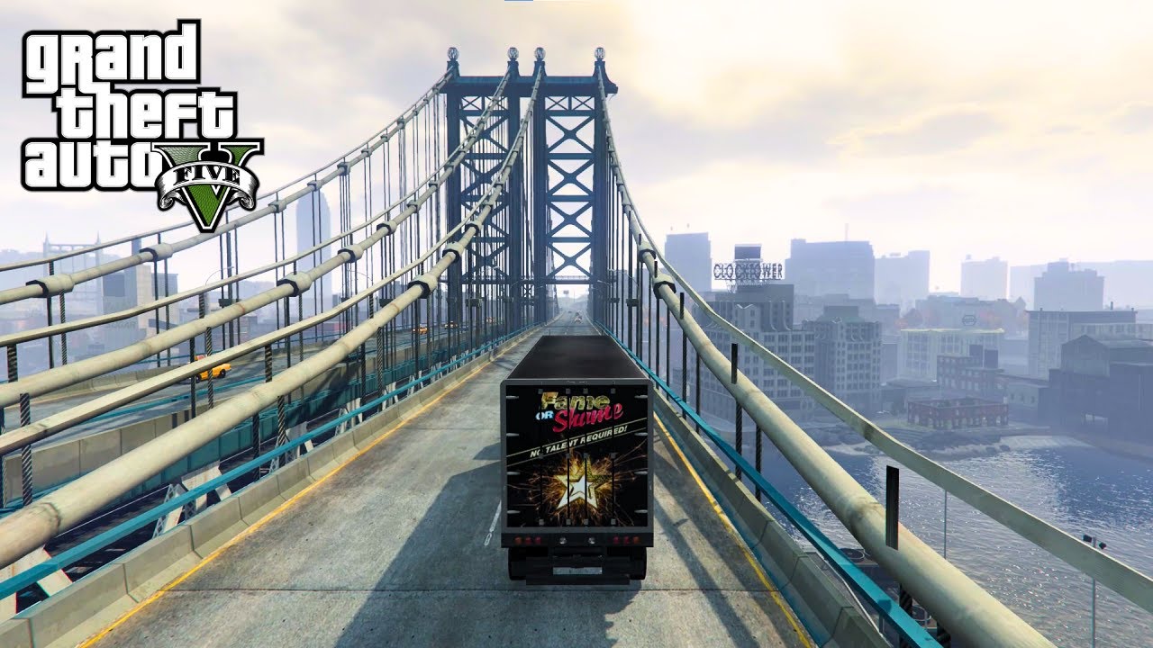 Truck Driving from Liberty City to Los Santos | GTA V