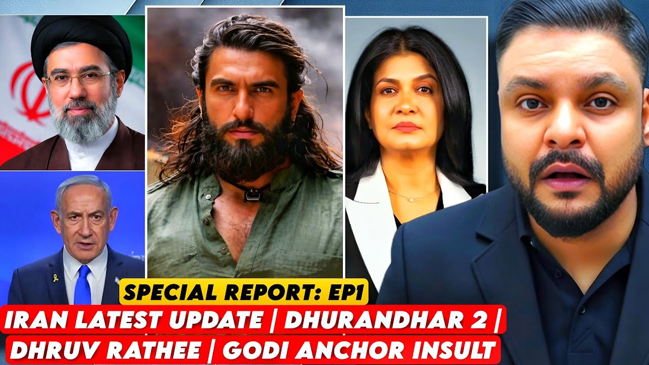 IRAN LATEST UPDATE | DHURANDHAR 2 | DHRUV RATHEE | GODI ANCHOR INSULT | MR REACTION WALA