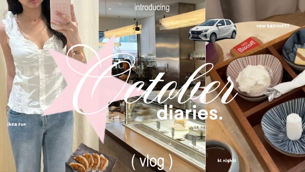 my POV of october | 💇🏻‍♀️new hair, driver’s license, ikea run #6 | emilytham