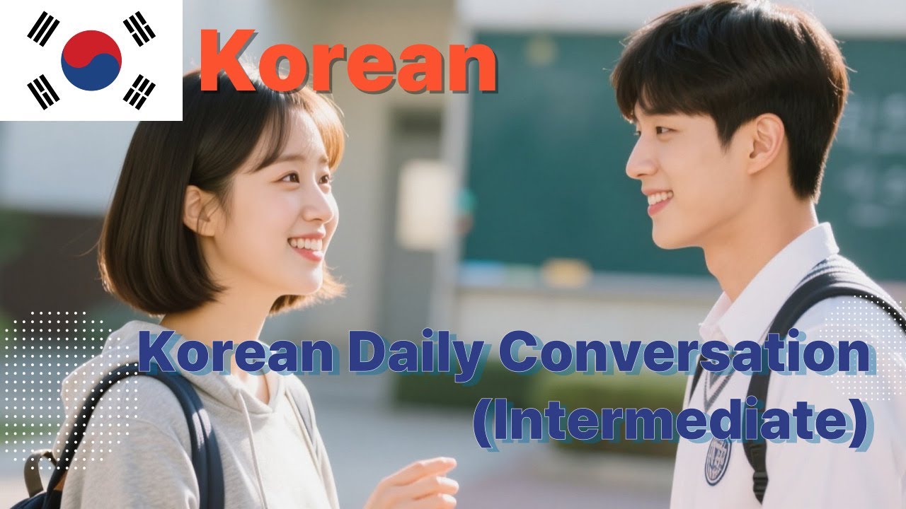 (Intermediate) Korean Listening Conversation - subtitles