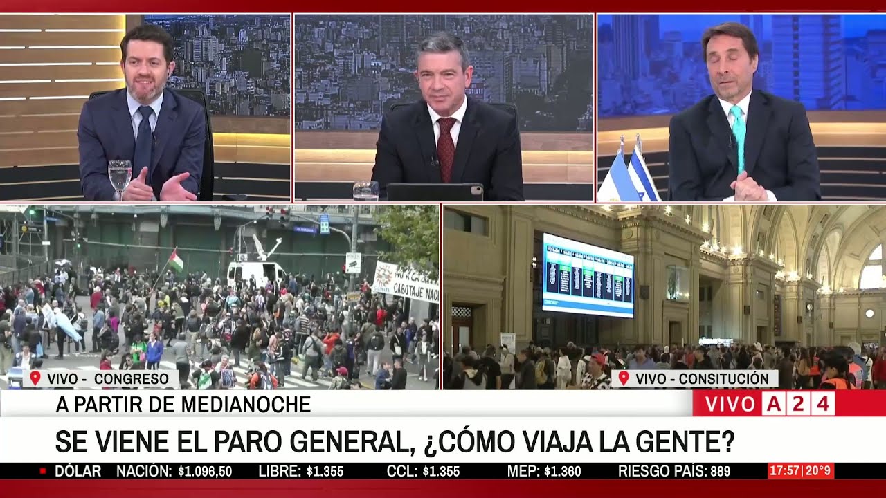 📺EL PASE ENTRE ROSSI Y FEINMANN: LA CGT ACTIVA SU PLAN DE LUCHA