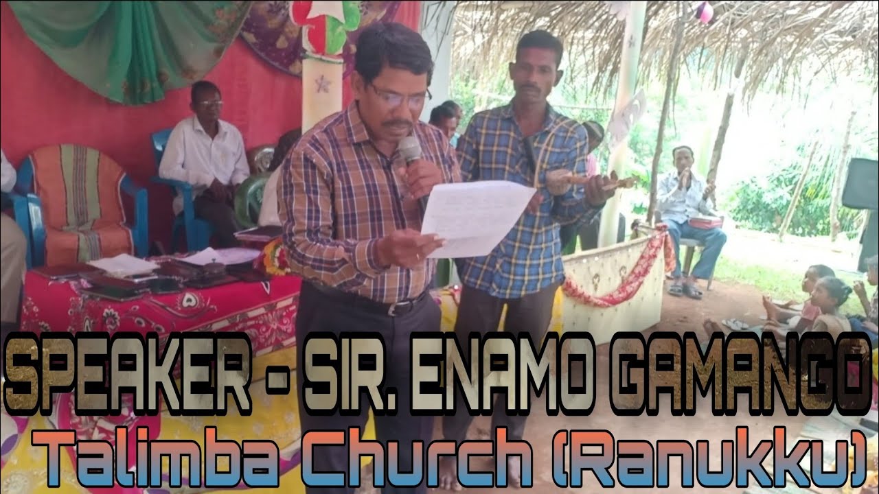 Speaker - SIR ENAMO GAMANGO (SBCMS EMPLOYEE UNION) || TALIMBA RANUKU SCHOOL SOBHA || SMG YOUTH...