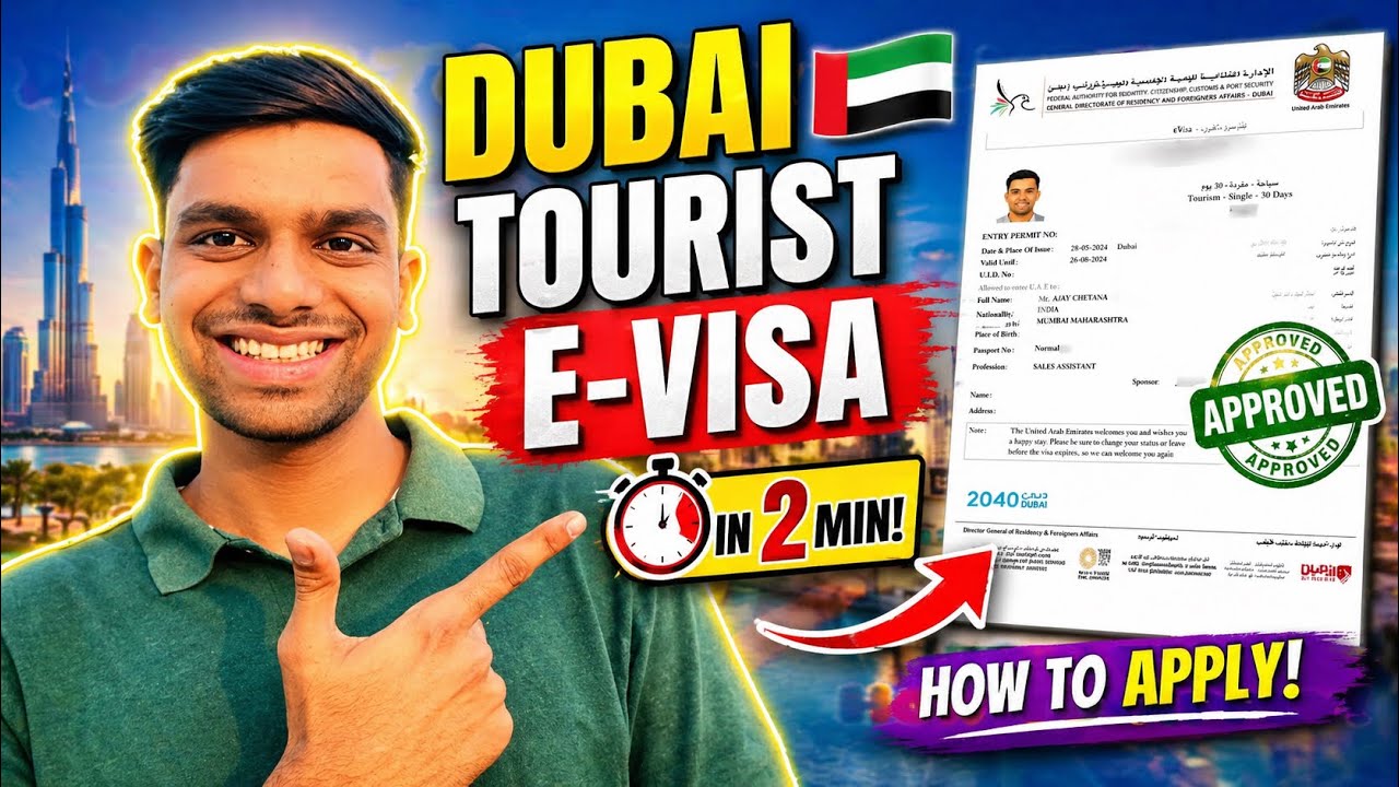 Dubai Visa in 2 Minutes: Step-by-Step Easy Guide for Fast Approval! @travelwithatlys
