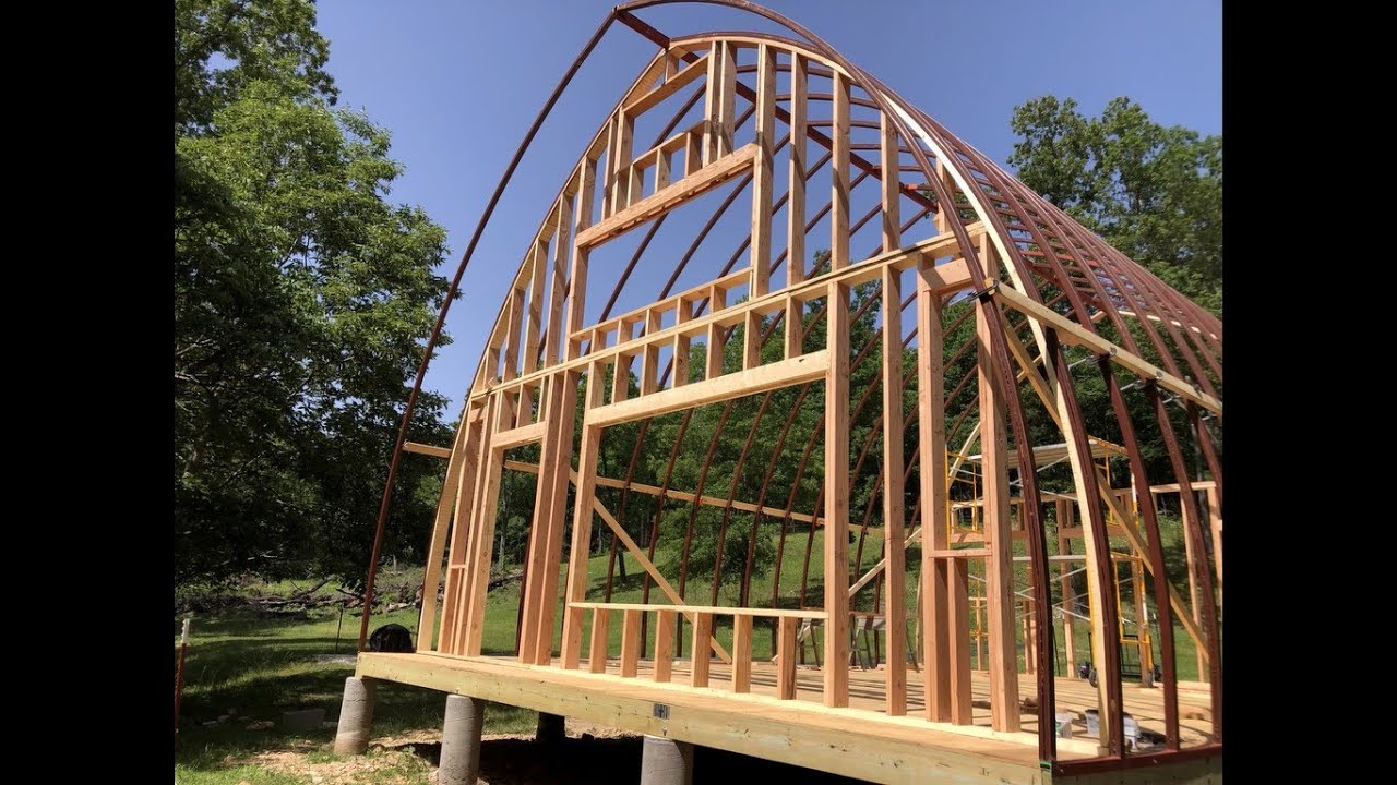 Строительство арочного домика — обрамление торцевых крышек | Tiny House