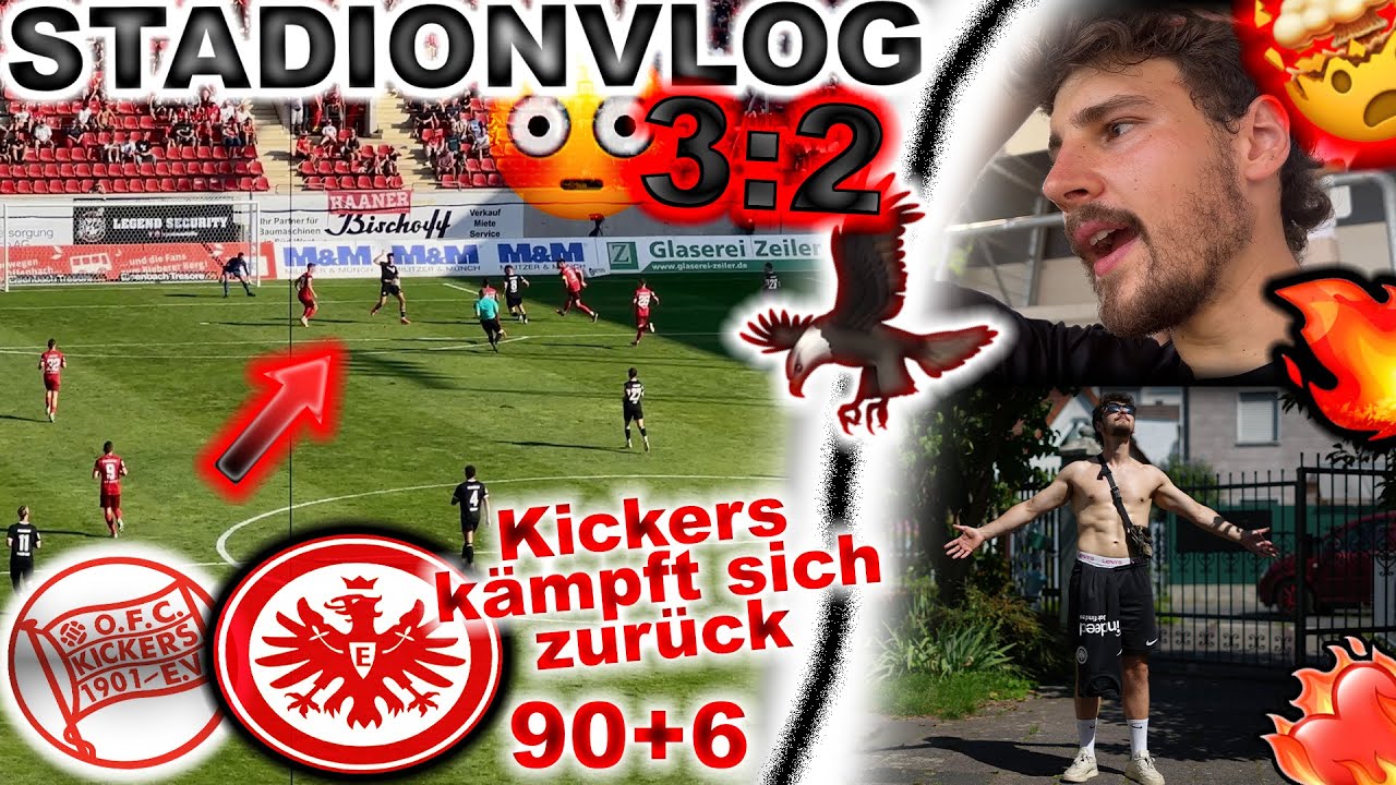 Der Bieberer Berg bebt ⛰️🔥 Kickers Offenbach vs. Eintracht Frankfurt U21 STADIONVLOG