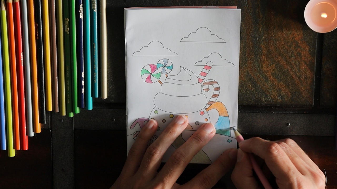 Coloring Your Way to Relaxation (ASMR)