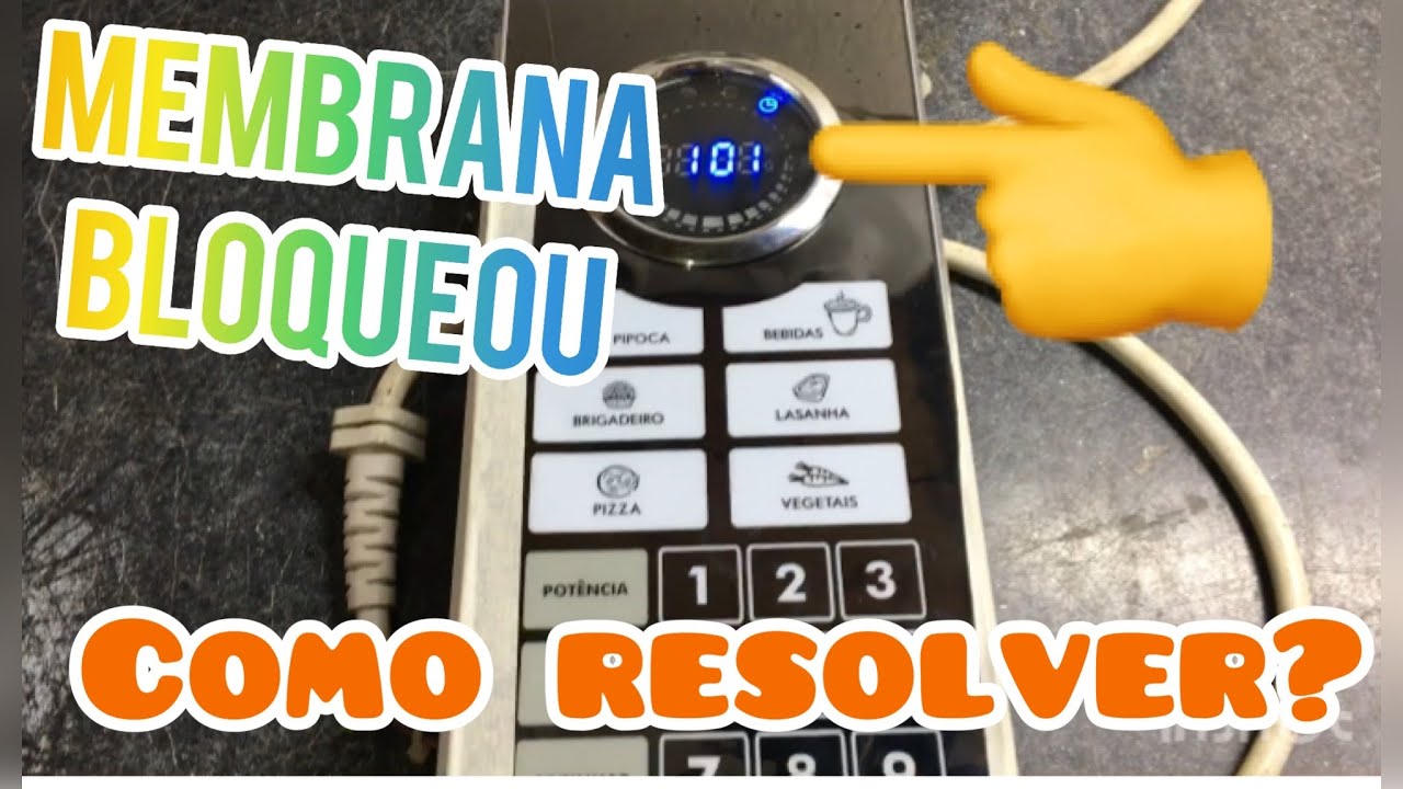 Microondas não funciona as teclas (membrana) como resolver