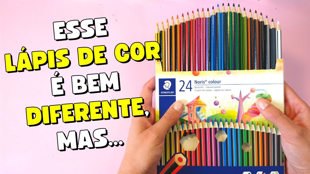 Lápis de Cor STAEDTLER - 24 CORES!