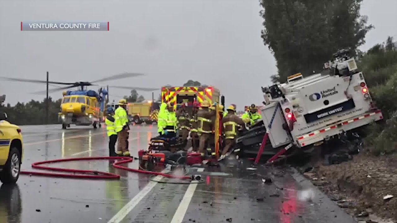 Heavy rain creates dangerous road conditions across Ventura County
