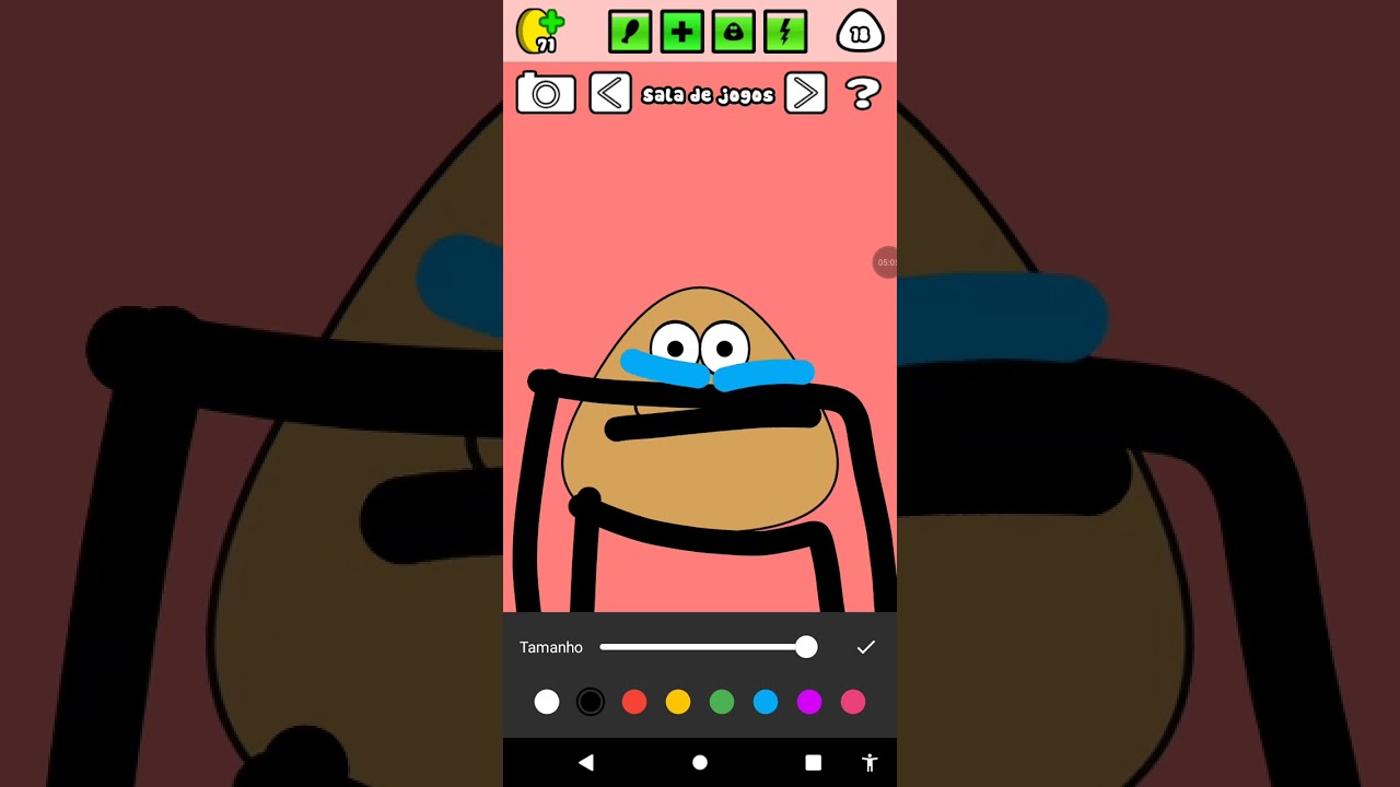O Pou fez birra no cinema 