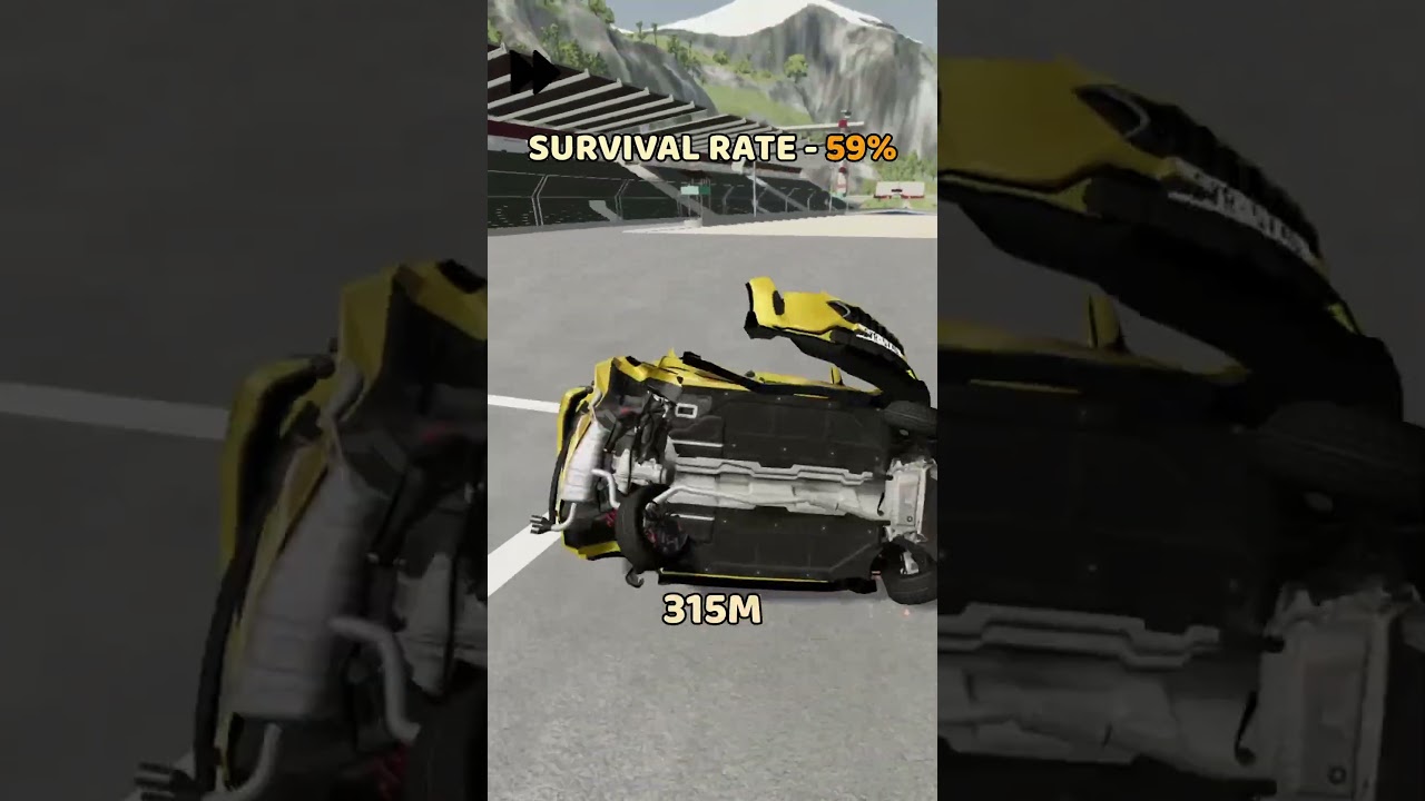 Mega Ramp Jump: Which Car floats? 