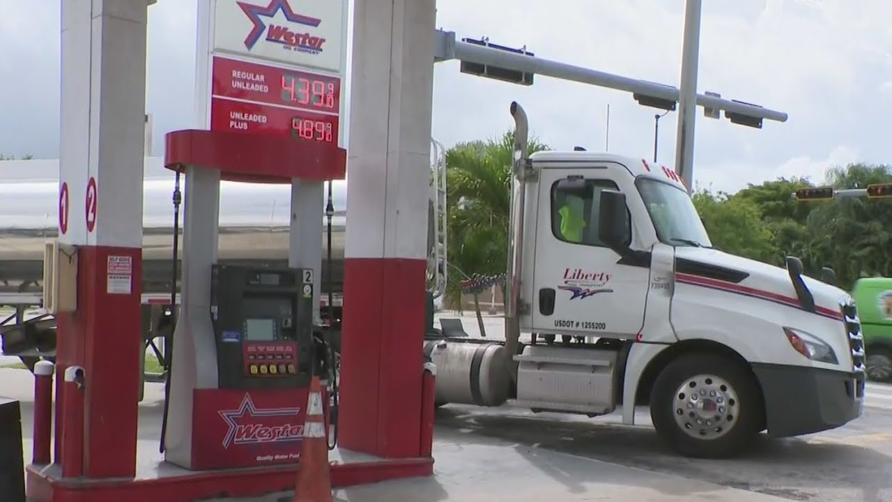 South Florida gas stations are reporting shortages for the first time since the Iran War started