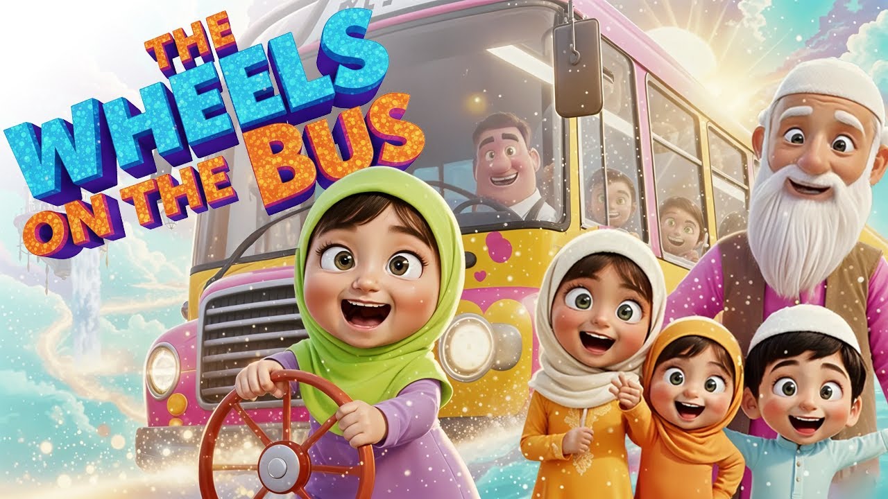 Islamic Wheels on the Bus | Magical Allahu Akbar, Bismillah & Alhamdulillah Nasheed