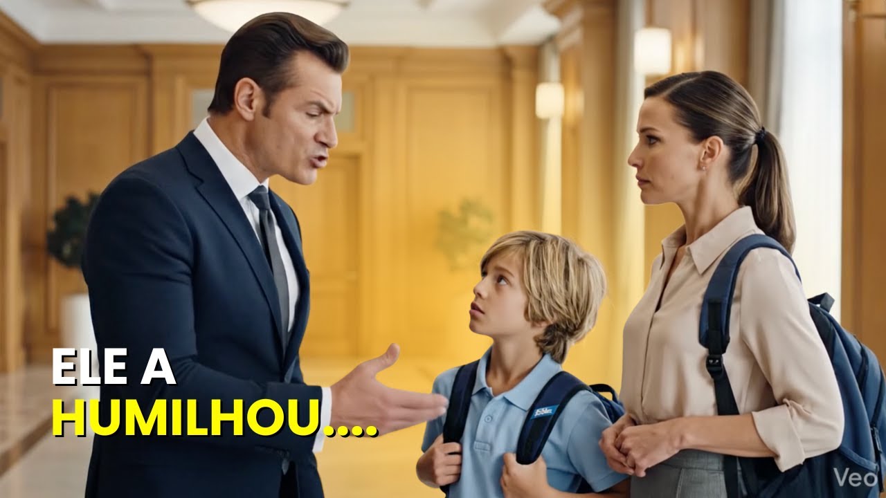 O MILIONÁRIO RIU DA PROFESSORA SIMPLES DO FILHO… ATÉ DESCOBRIR O QUE ELA FEZ!
