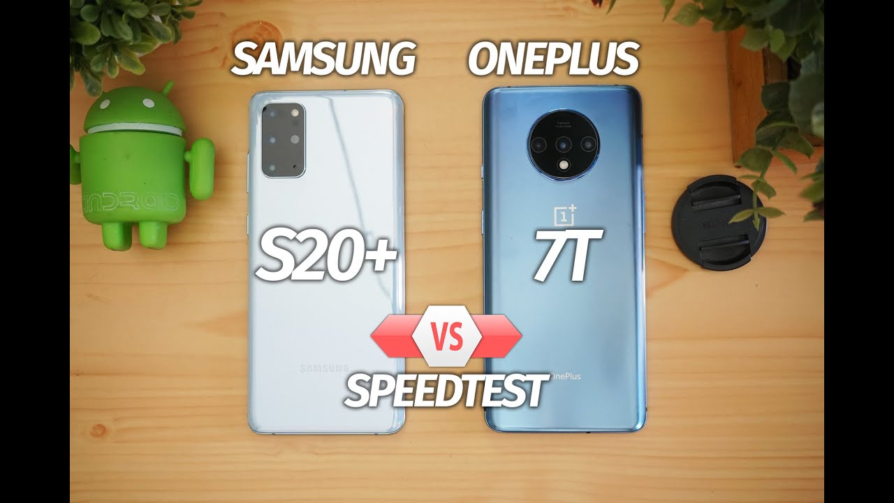 Samsung Galaxy S20+ vs OnePlus 7T Speedtest (One UI vs Oxygen OS)