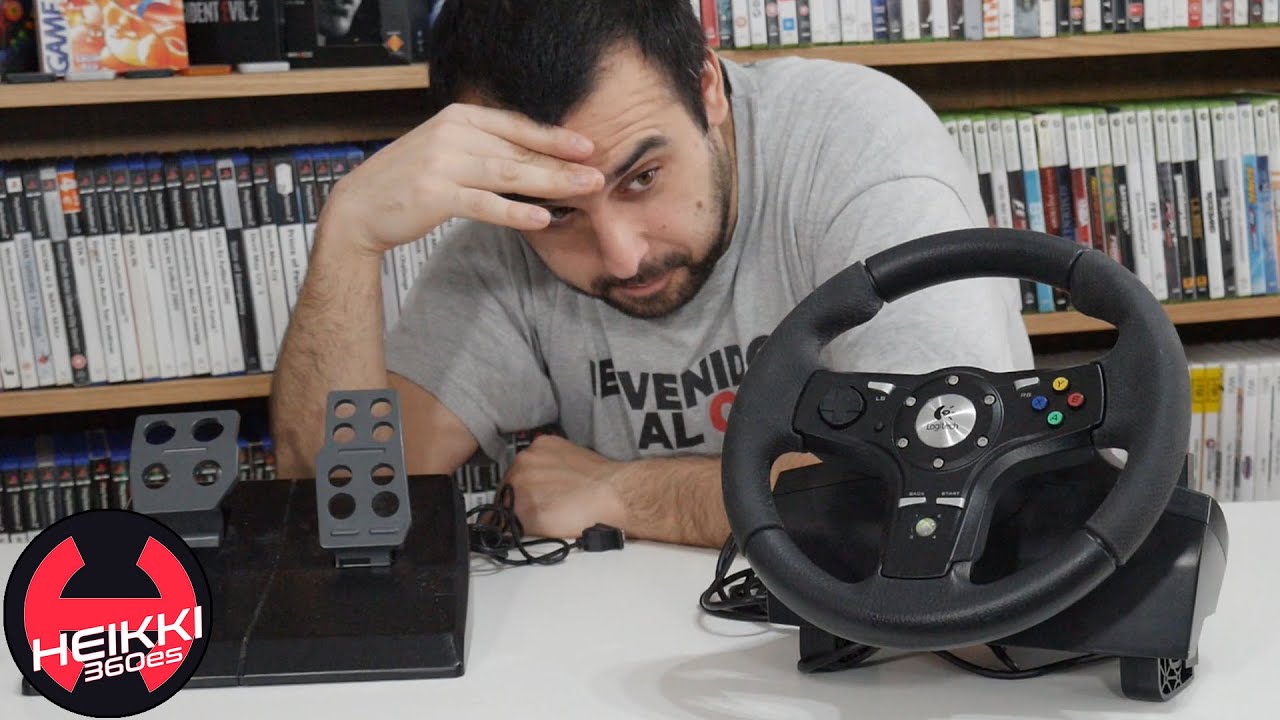 Logitech sacó un desconocido volante para XBOX 360... y es una auténtica desgracia de aparato