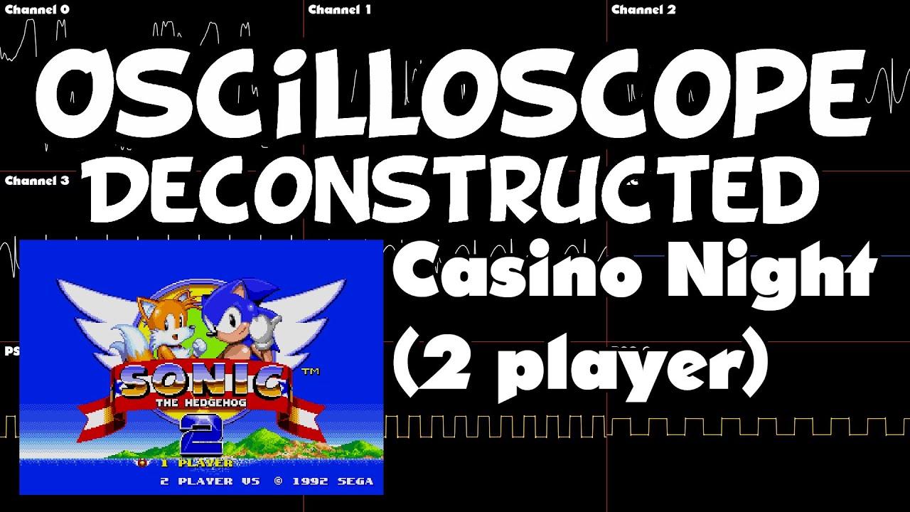 Sonic 2 - Casino Night (2 player) - Oscilloscope Deconstruction