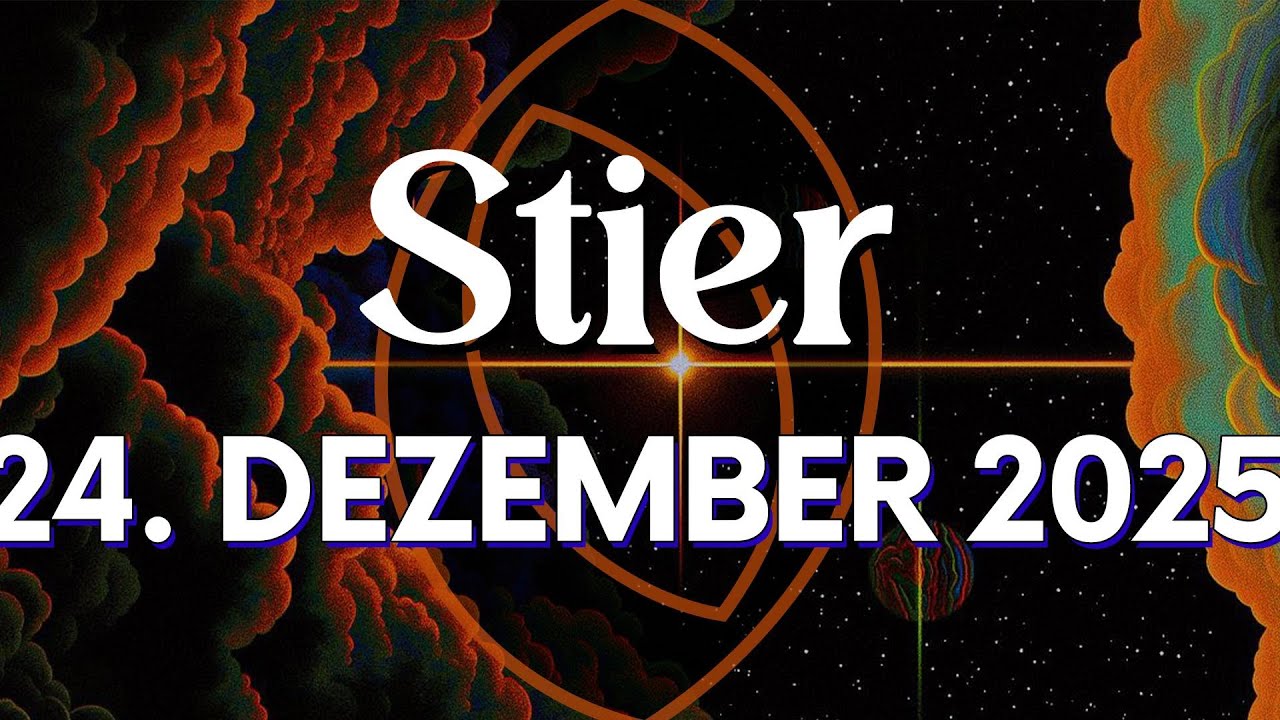 HEUTE ERF&Auml;HRST DU, WER DICH BENEIDET👀 STIER ♉ HEUTE, 24. DEZEMBER 2025