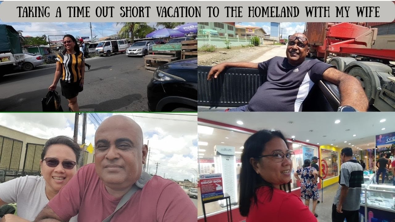 TAKING A TIMEOUT SHORT VACATION TO THE HOMELAND WITH MY WIFE!